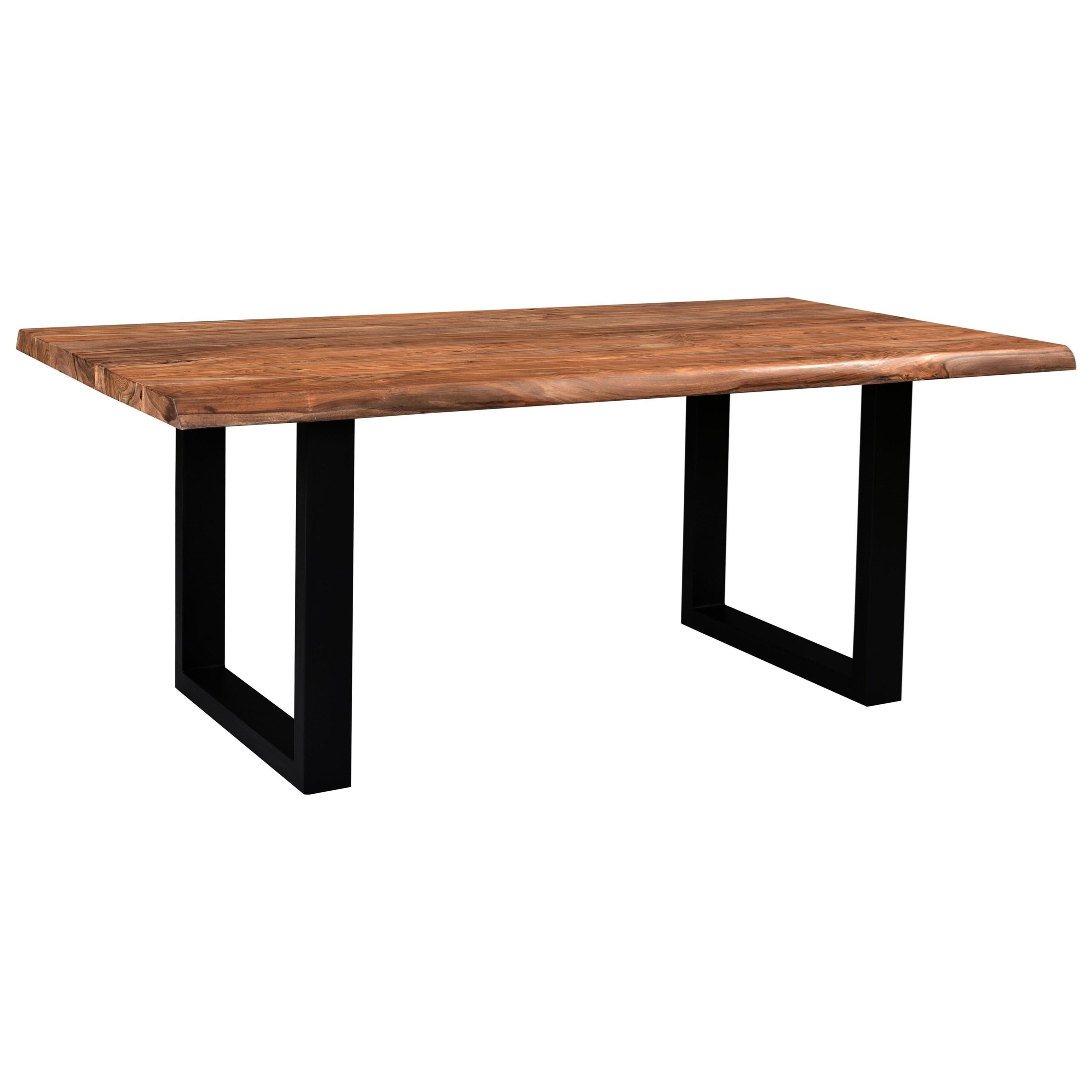 Coast to Coast Imports Brownstone II Contemporary Dining Table with